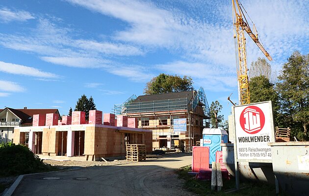Baustelle Neubaugebiet Mochenwangen