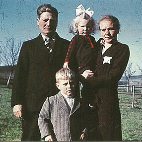 Historisches Familienfoto Wohlwender Baugeschäft